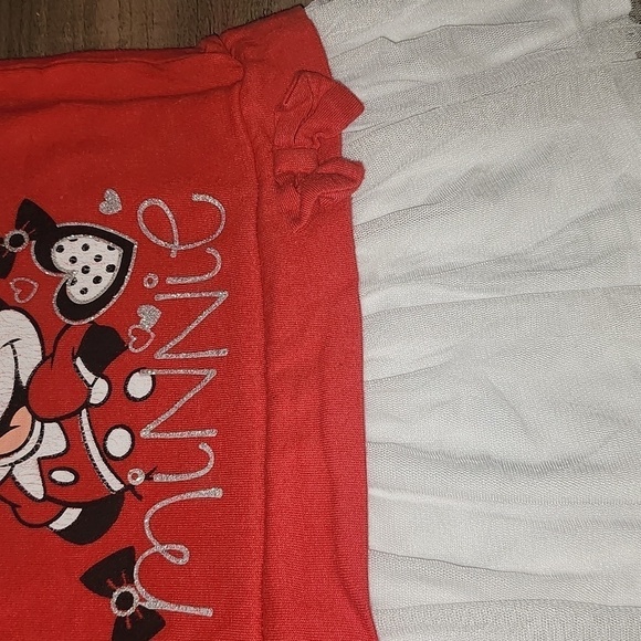 DISNEY Minnie Mouse Red and White Dress - Picture 3 of 4